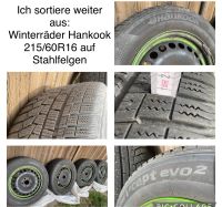 Winterräder Hankook 215/60R16 / Stahlfelgen Dresden - Pieschen Vorschau