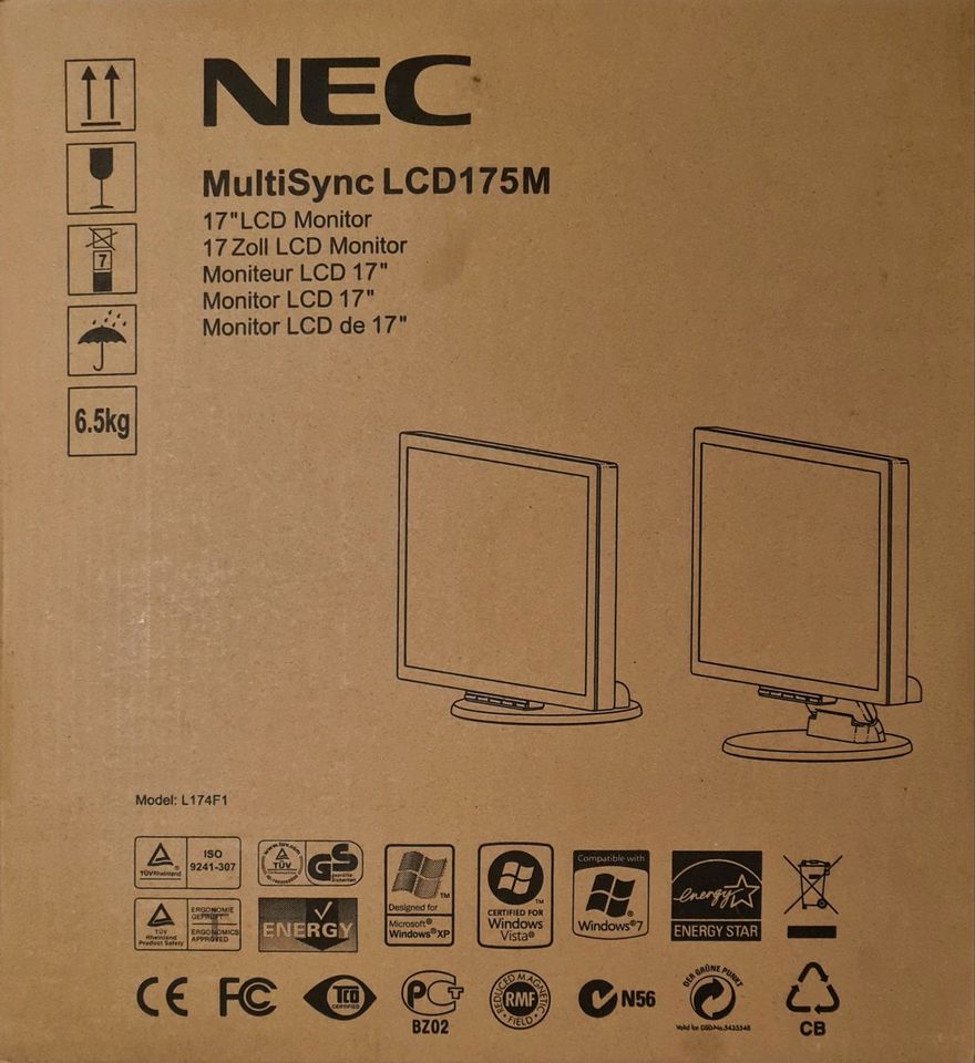 NEC LCD Monitor 17" in Hainburg