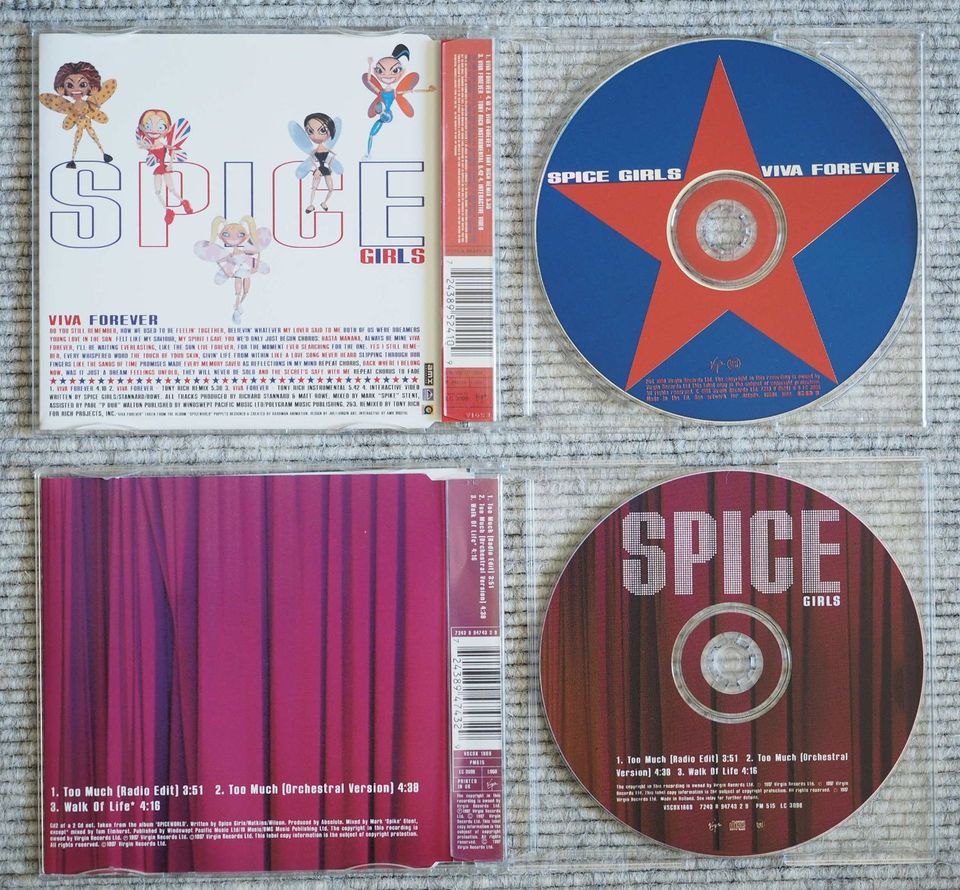 CD – Spice Girls – Too Much + Viva Forever ( 2 CDs ) in Burgthann 