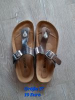 Sandalen Zehen Flip Flop Leder Silber Größe 37 Niedersachsen - Duingen Vorschau