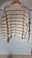 Strickjacke Gr. L neu beige gold Glitzer Hessen - Lahnau Vorschau