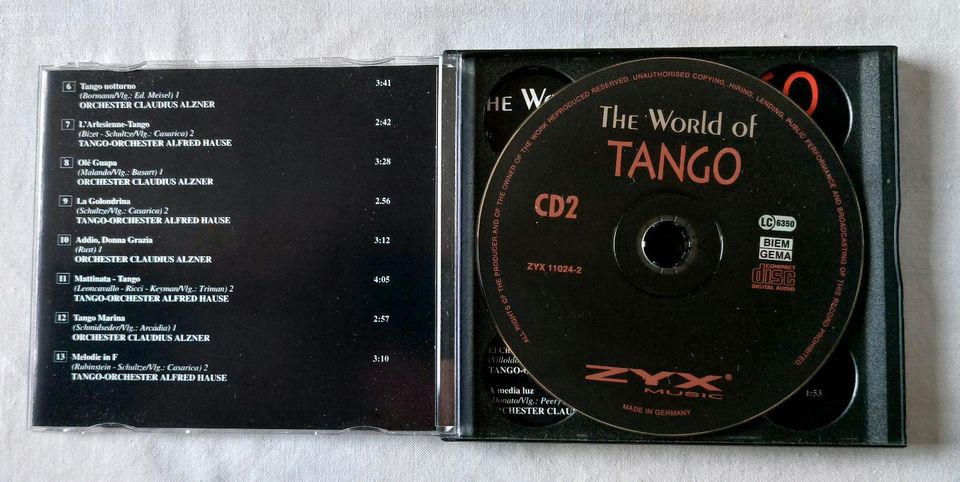 The World of TANGO, 2 CD in Lahnau