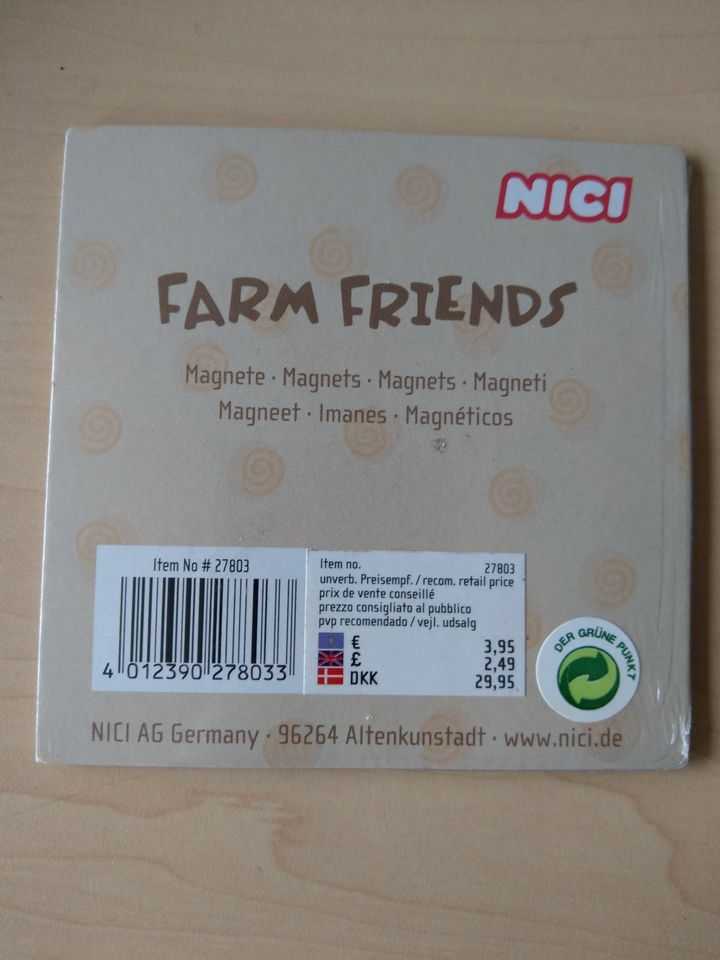 Nici die 4 Kühlschrankmagnete Farm Friends Farm Freunden Neu in Hünxe