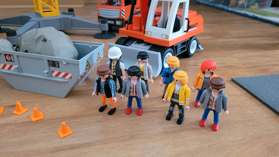 Playmobil Baustelle ferngesteuert Kran Bagger Kipplaster in Ludwigshafen
