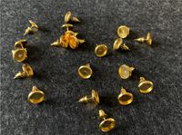 20 x Ohrstecker Fassung Cabochon 8 mm gold  Modeschmuck Niedersachsen - Bad Bentheim Vorschau