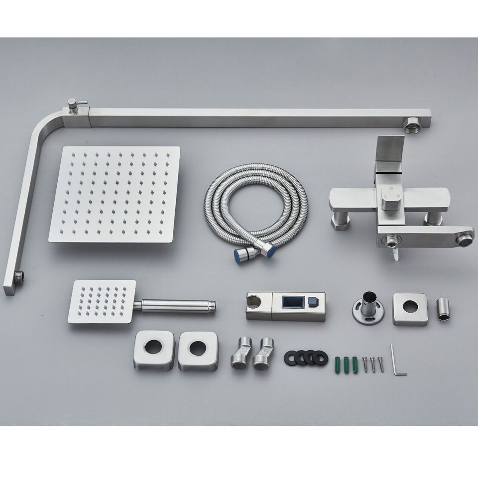 Edelstahl Duscharmatur Duschset Regendusche Duschsystem in Weilburg