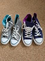 2 Converse Sneaker  grau und lila Größe 39 je 20€ Berlin - Hellersdorf Vorschau
