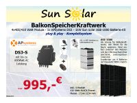 BalkonSpeicherKraftWERK 1.640 Wp inkl. Mikrowechselrichter DS3 Brandenburg - Plattenburg Vorschau