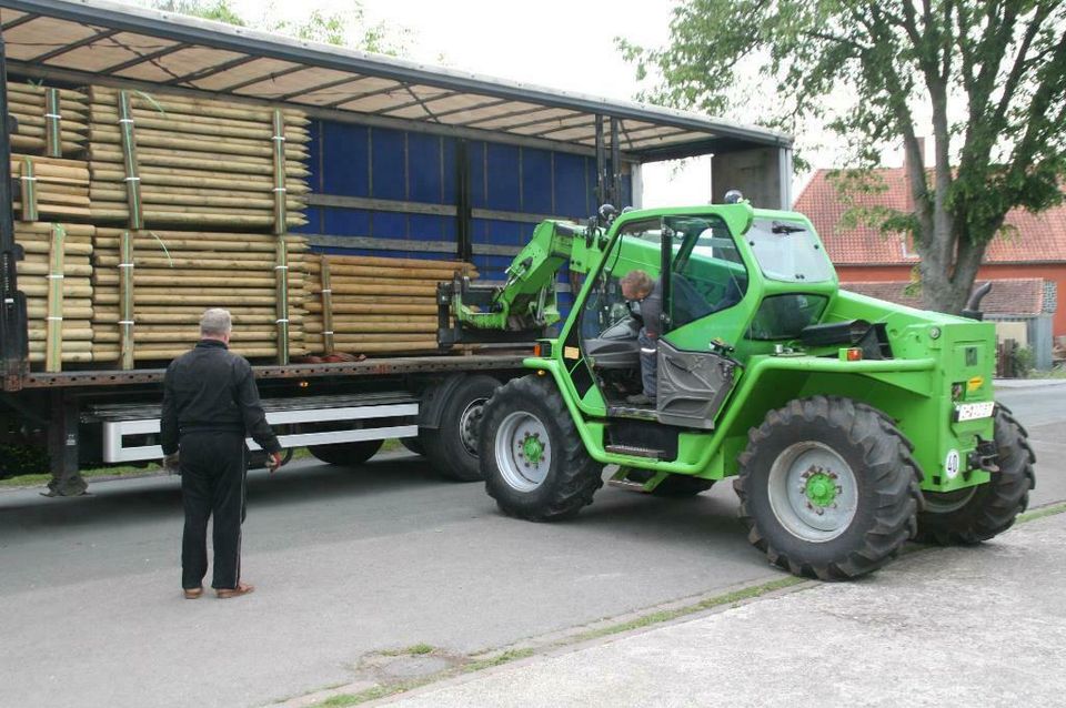 Zaunpfähle - Baumpfähle - Holzpfähle - 10 x 250 cm - imprägniert in Wagenfeld