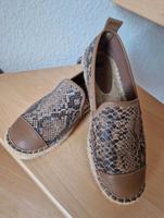 braun schwarze Loafer Bastespadrilles Espadrilles H&M Gr. 37 Bayern - Bachhagel Vorschau