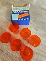DDR Liörbecher, Likoer Stamper, originalverpackt, Orange, Kunstst Sachsen - Mittweida Vorschau