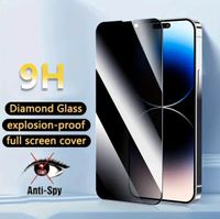 iPhone 12 / 12 PRO Premium Panzerglas Anti Spy 9H 8K Ultra HD Neuhausen-Nymphenburg - Neuhausen Vorschau