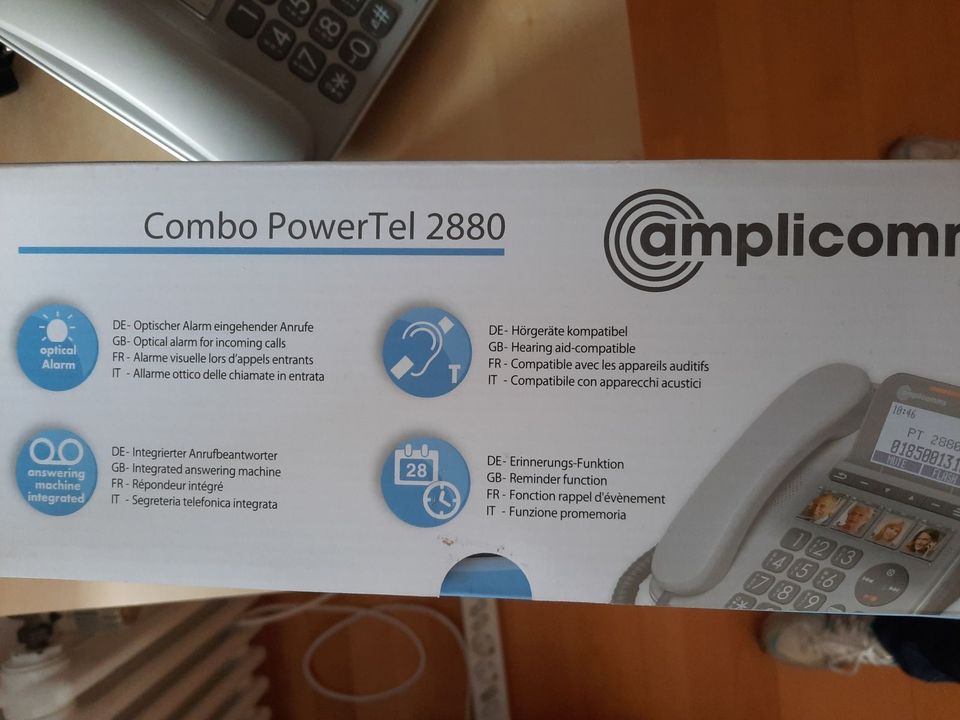 Telefon für Senioren Amplicomms Combo PowerTel 2880 AB in Glottertal