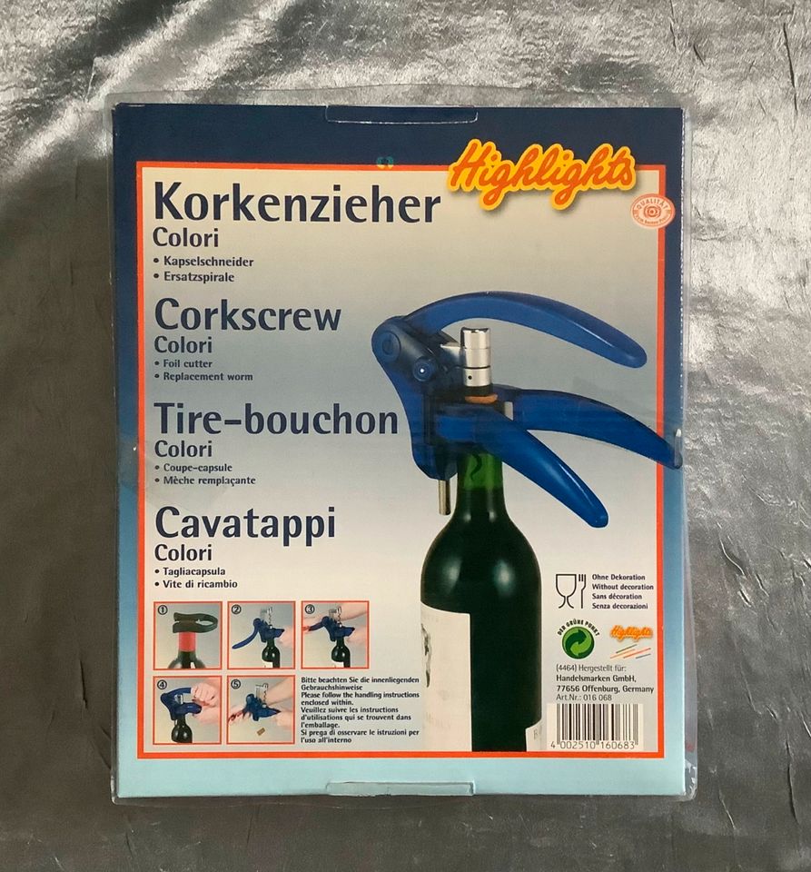 Korkenzieher-Set Colori, NEU in OVP in Lüneburg