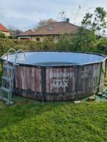Bestway pool, mit Sandfilter Pumpe 1m hoch, 4,8durchmesser. Nordrhein-Westfalen - Borchen Vorschau
