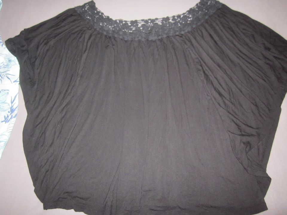 Top türkis Shirt T-Shirt Bluse Gr 48 50 Lascana schwarz modern in Backnang