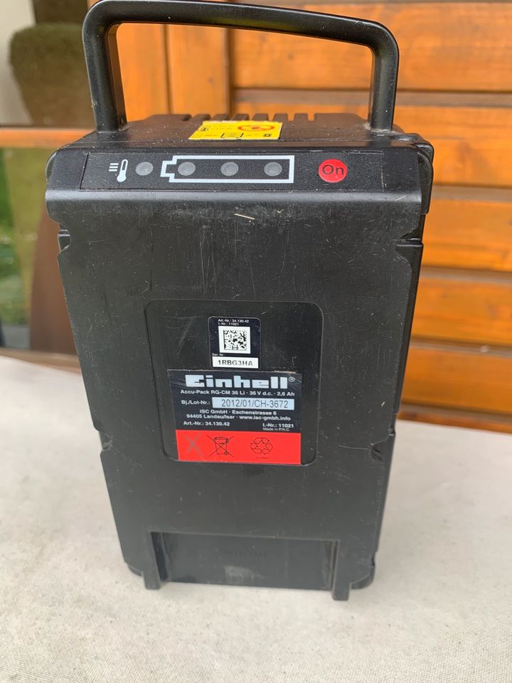 2 Stück Einhell RG-CM 36 LI-Akku-Rasenmäher + 4 Ersatzakku 2,6Ah in  Baden-Württemberg - Rielasingen-Worblingen | eBay Kleinanzeigen ist jetzt  Kleinanzeigen