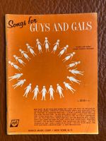 Songs for Guys and Gals Songbook Original Vintage USA 60er Songs Baden-Württemberg - Möckmühl Vorschau