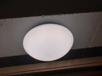 Lampe Deckenleuchte LED schlicht rund flach Kunststoff weiß Sachsen - Nossen Vorschau