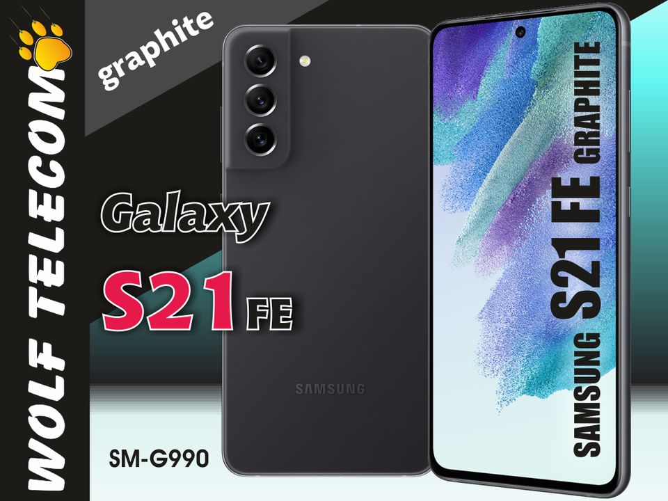 SAMSUNG Galaxy S21 FE 5G/ G990 128GB Graphite Neu + RG + Garantie in Koblenz