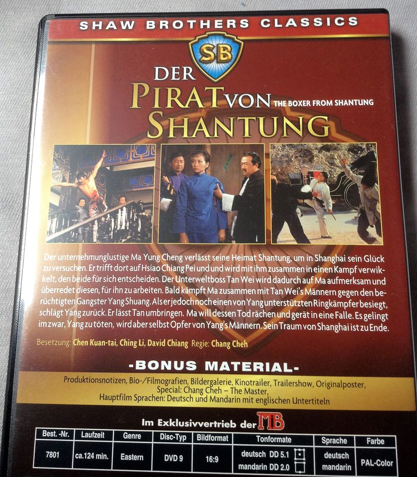 DVD - Der Pirat von Shantung,Eastern,neuwertig in Zeitlofs