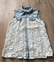 Jeansbluse mit Häkelspitze von Only Bayern - Memmingen Vorschau