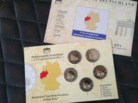 2€ Gedenkmünzensatz 2011 Bundesländer Nordrhein Westfalen Thüringen - Goldbach Vorschau