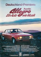 Austin Allegro Reklame Werbung Berichte 1100 1300 1500 Leyland Hessen - Hanau Vorschau