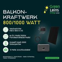 Balkonkraftwerk XXL 800/2000 Watt mit Growatt Noah 2000 Solarspeicher  JETZT RESERVIEREN AB ENDE APRIL BIS MITTE MAI WIEDER VERFÜGBAR Baden-Württemberg - Ellhofen Vorschau