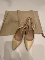 Designer Pumps High Heels Slingpumps Pura López Leder Sand Bayern - Eibelstadt Vorschau
