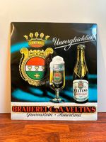 Blechschild / Metallschild Brauerei "Veltins" - Rarität - TOP! Schleswig-Holstein - Hohenfelde bei Kiel Vorschau