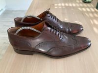 Santoni braune Schnürschuhe Half Brogue Kreis Pinneberg - Quickborn Vorschau