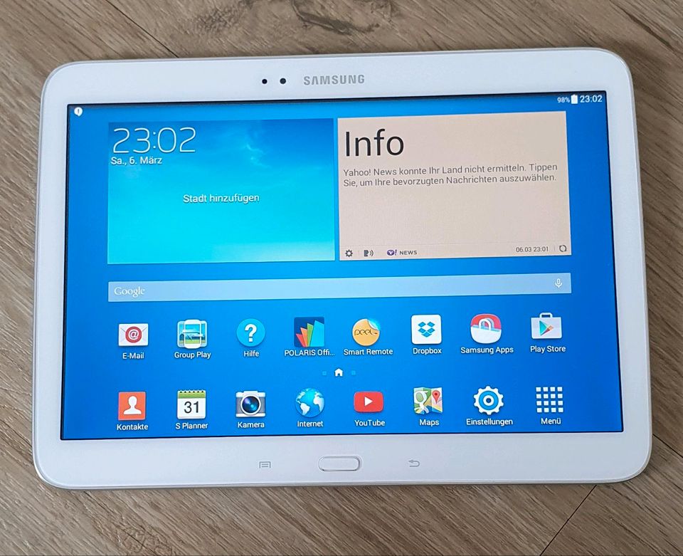 Samsung Tablet GT-P5210 weiß in Bargfeld-Stegen