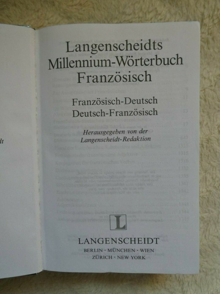 Langenscheidts Millennium Wörterbuch Französisch in Dresden