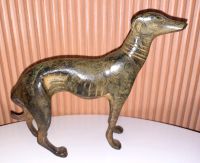 Skulptur Figur Metall Patina Windhund Düsseldorf - Unterbach Vorschau