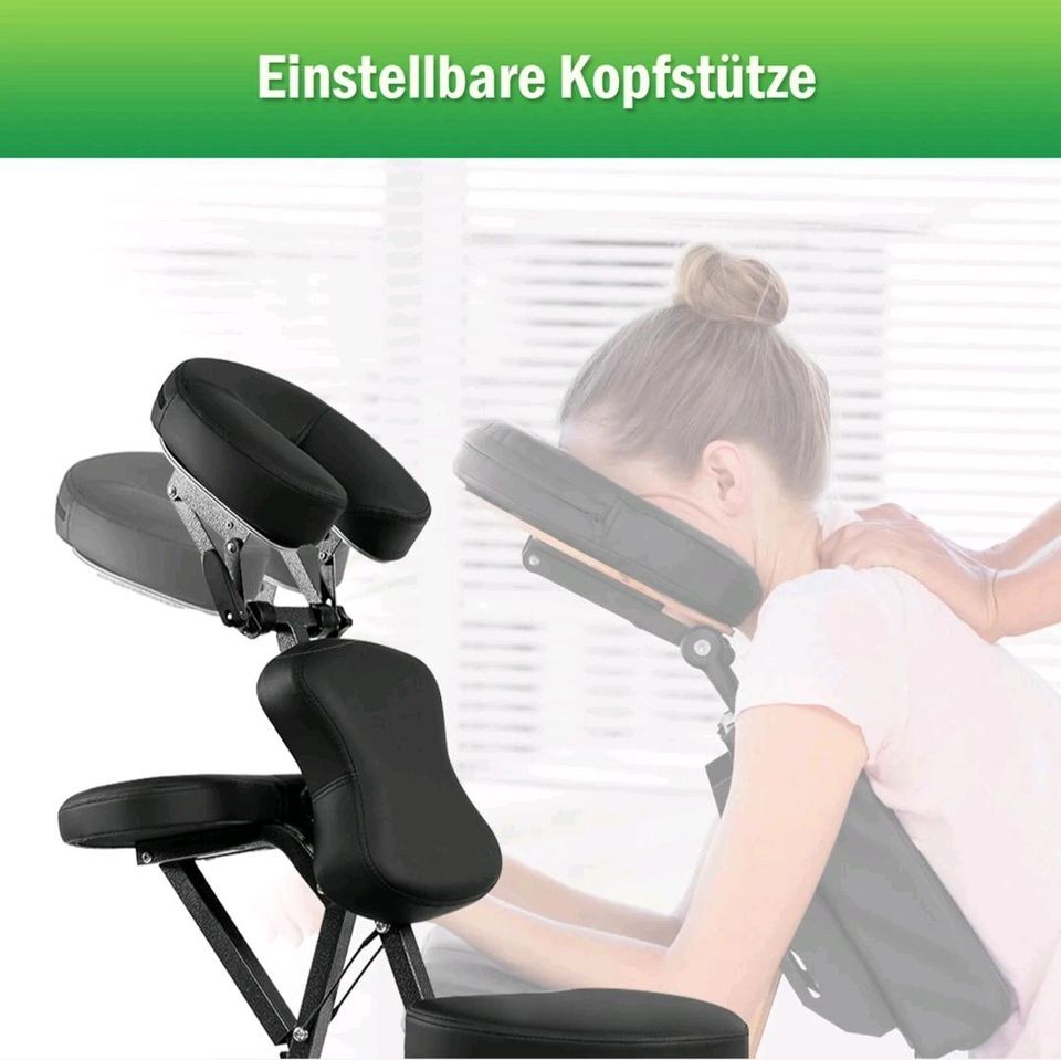 Massagestuhl Behandlungsstuhl Tattoostuhl klappbar + Tragetasche in Birkenfeld