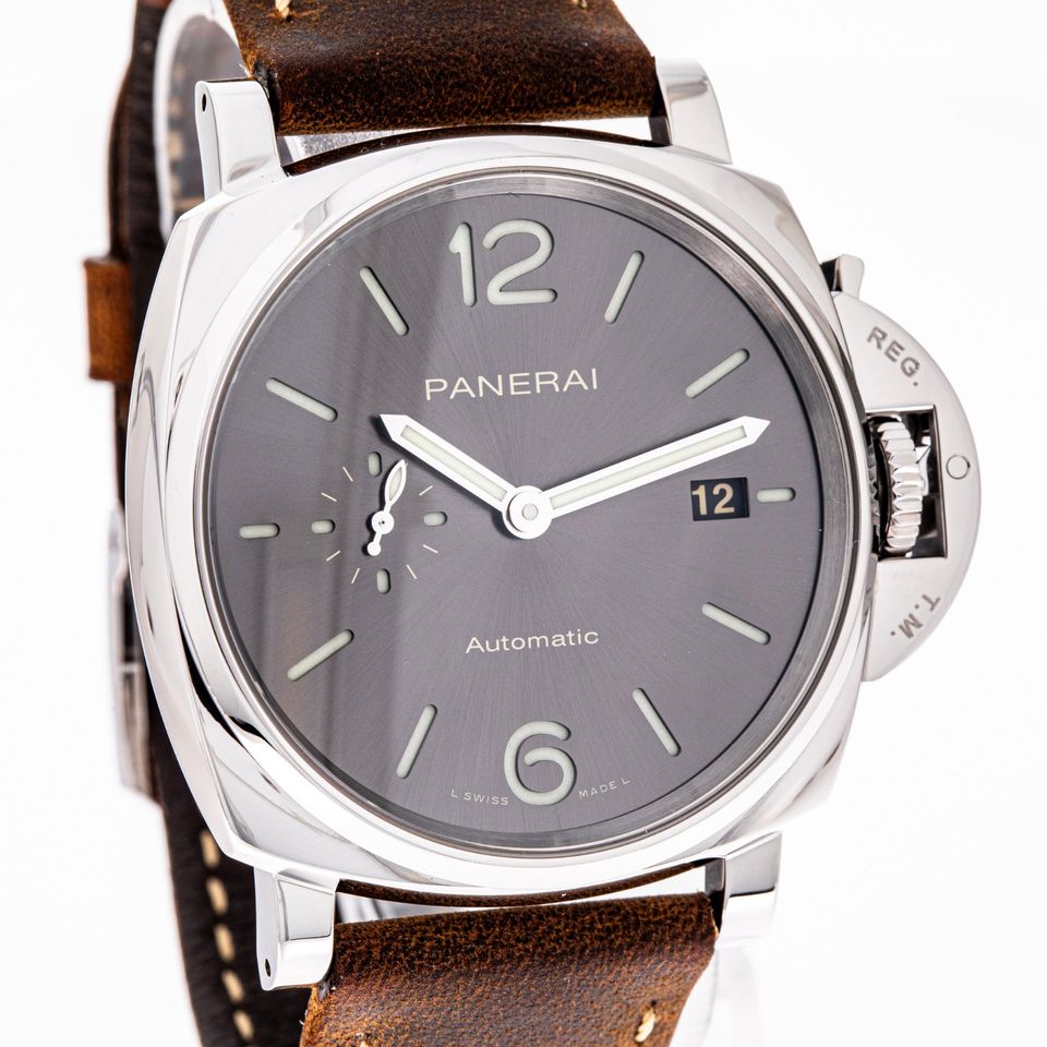 Panerai Luminor Due 42 Grau Stahl  PAM 00904 wie NEU 2022 Full S. in Hannover