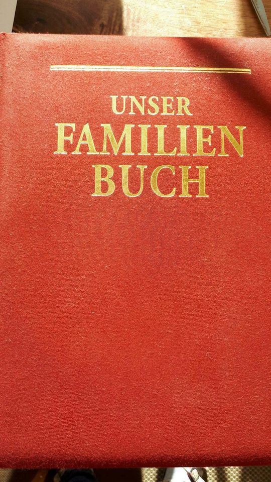 Unser Familienbuch neu in Ubstadt-Weiher