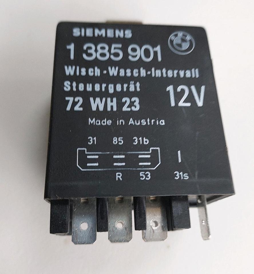 BMW E30 Wisch-Wasch-Intervallrelais 61 35 1 385 901 / 1 385 901 in Bad Laasphe