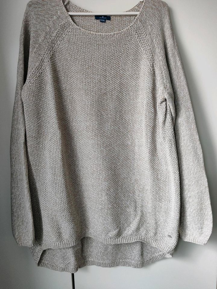 Tom Tailor Strick Pullover Gr.XXXL beige in Hamminkeln