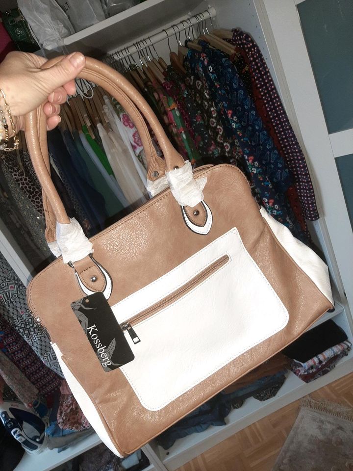 Tasche Shopper braun/beige in Bechhofen