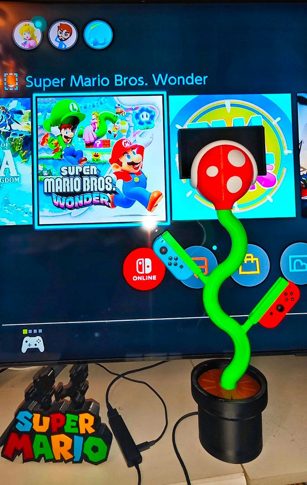 Super Mario Piranha Pflanze Stand Für Nintendo Switch - TV Modus in Bobingen