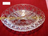 Glas Kabarett 4 geteilt ca. 30cm Rheinland-Pfalz - Rodalben Vorschau