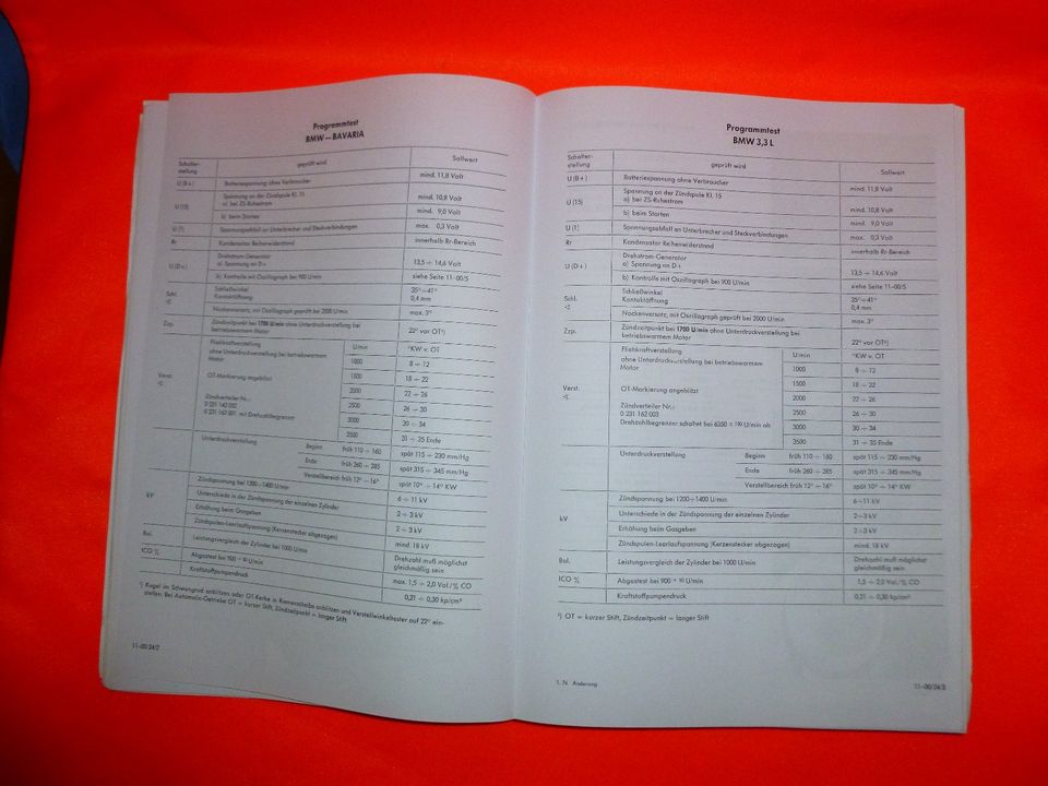 2 neue BMW e 3 & e 9  Reparaturanleitung vom Juni 1976* in Schopfheim