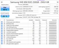 SAMSUNG EVO 850 250GB SSD Festplatte Niedersachsen - Braunschweig Vorschau