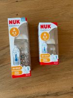 Zwei NUK Flasche:n first choice no colic NEU Baden-Württemberg - Dürbheim Vorschau