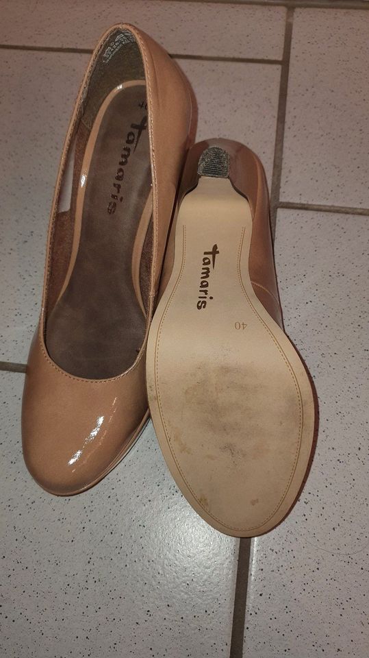 Tamaris Pumps (Beige) in Größe 40, wie neu! in Saarlouis