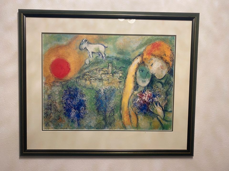 Marc Chagall Kunstdruck (inkl. Bilderrahmen) in Bocholt