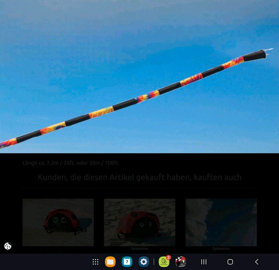 Drachen,Premier Kites 30m Schwanz in Soest