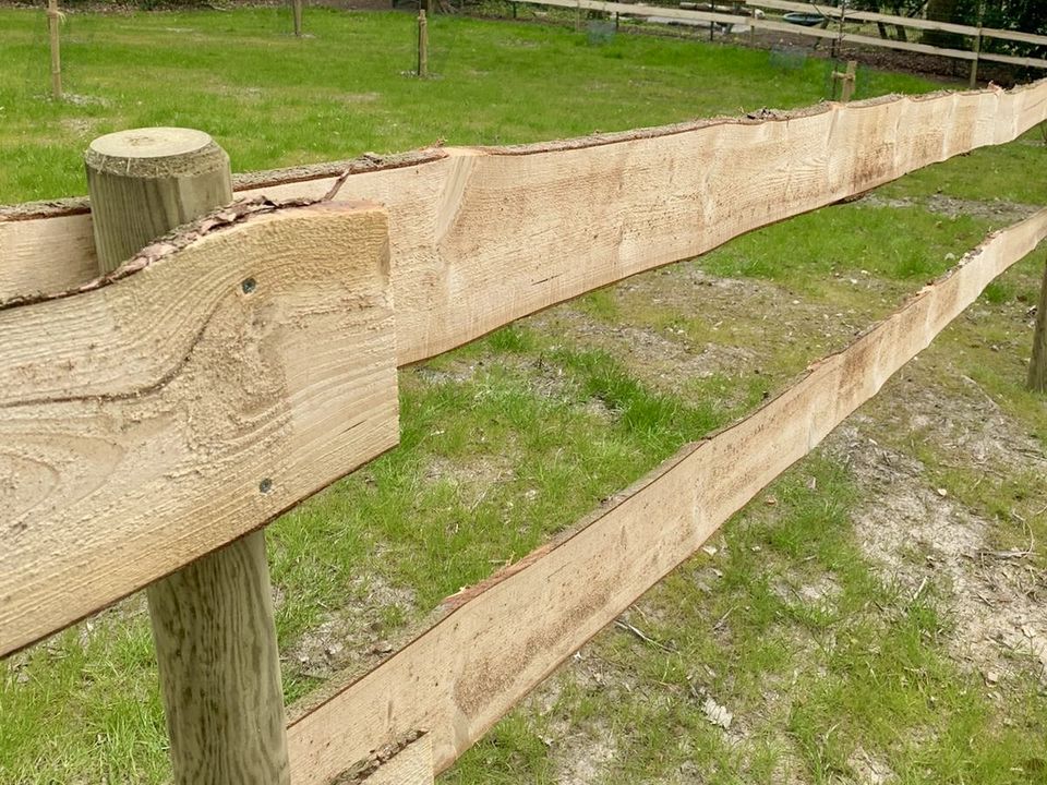 20 METER Bonanzazaun Rangerzaun Gartenzaun Holz - KOMPLETTSET in Lennestadt